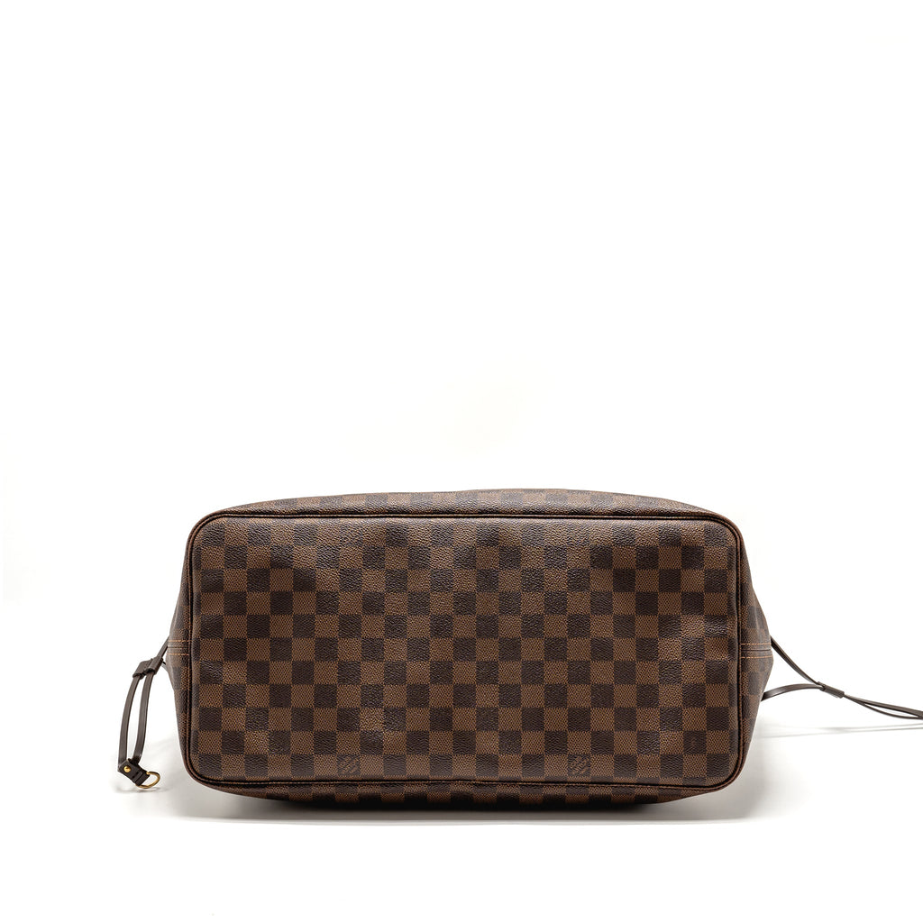 LOUIS VUITTON NEVERFULL GM DAMIER EBENE WITH GHW