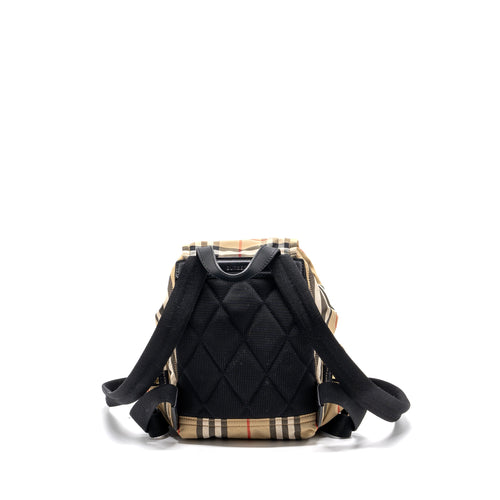 BURBERRY MINI BACKPACK NYLON MULTICOLOR GHW