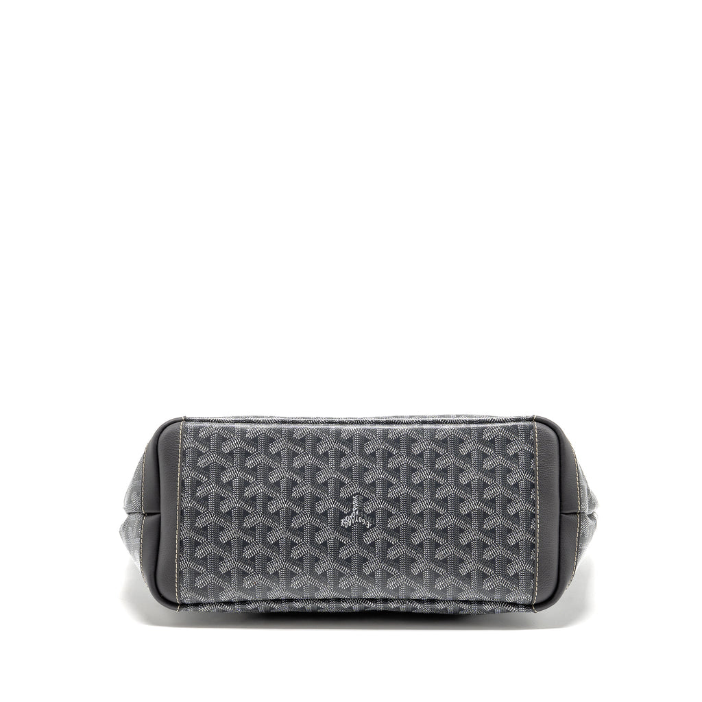 GOYARD ARTOIS PM TOTE BAG GOYARDINE CANVAS / CALFSKIN GREY