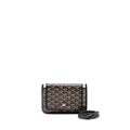GOYARD PLUMET POCKET POCHETTE GOYARDINE CANVAS BLACK SHW