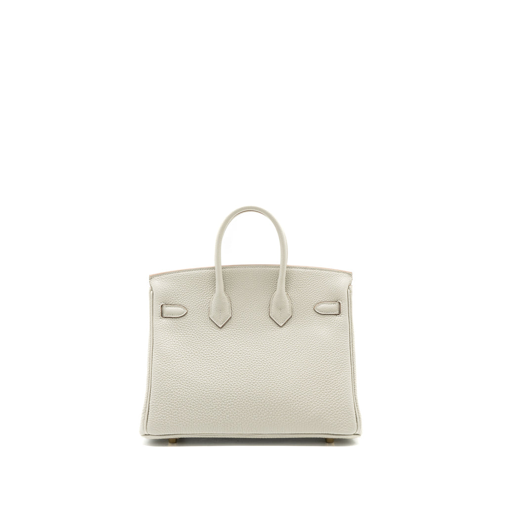 HERMES BIRKIN 25 TOGO GRIS PERLE GHW