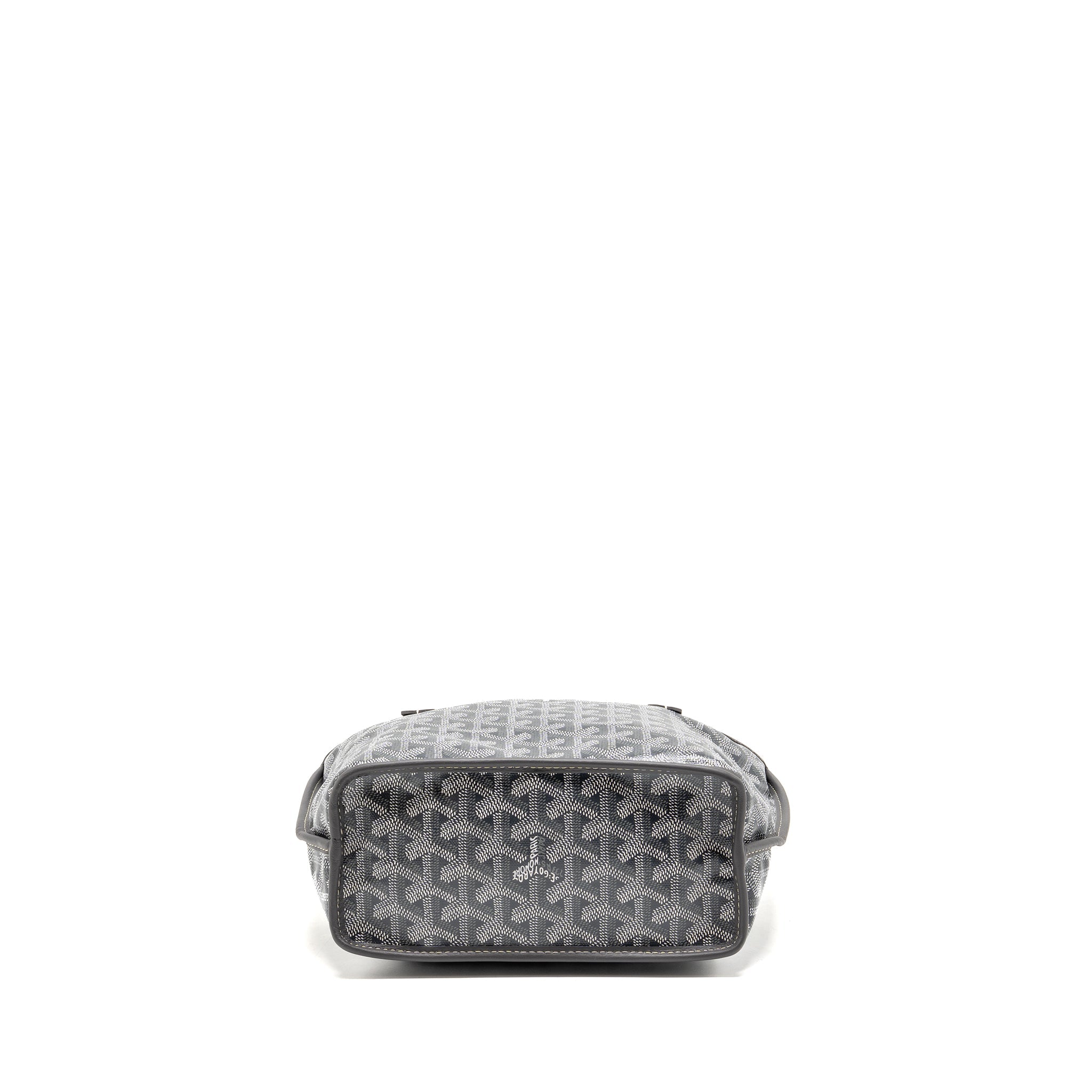 GOYARD MINI ANJOU TOTE BAG GOYARDINE CANVAS GREY SHW