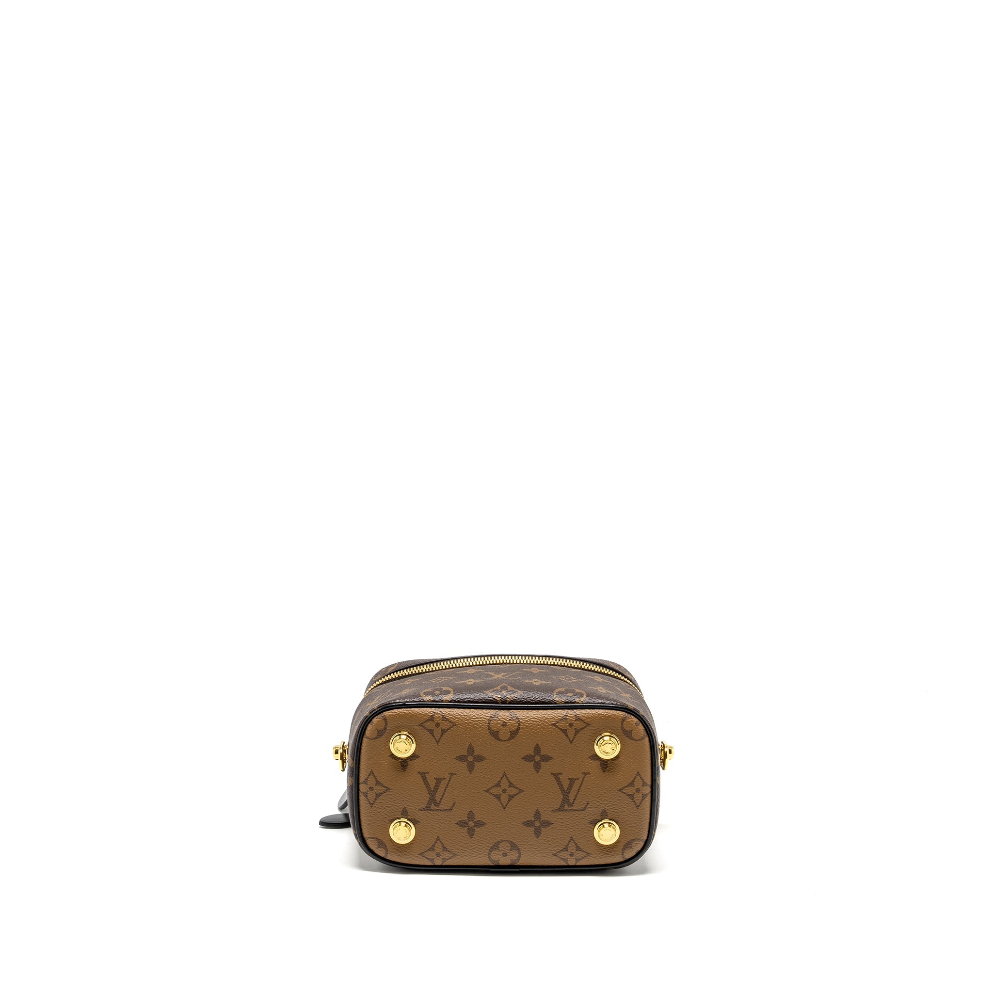 LOUIS VUITTON VANITY CASE PM MONOGRAM REVERSE CANVAS GHW