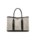 HERMES VINTAGE GARDEN PARTY 36 CANVAS/NEGONDA BLACK/ECRU SHW