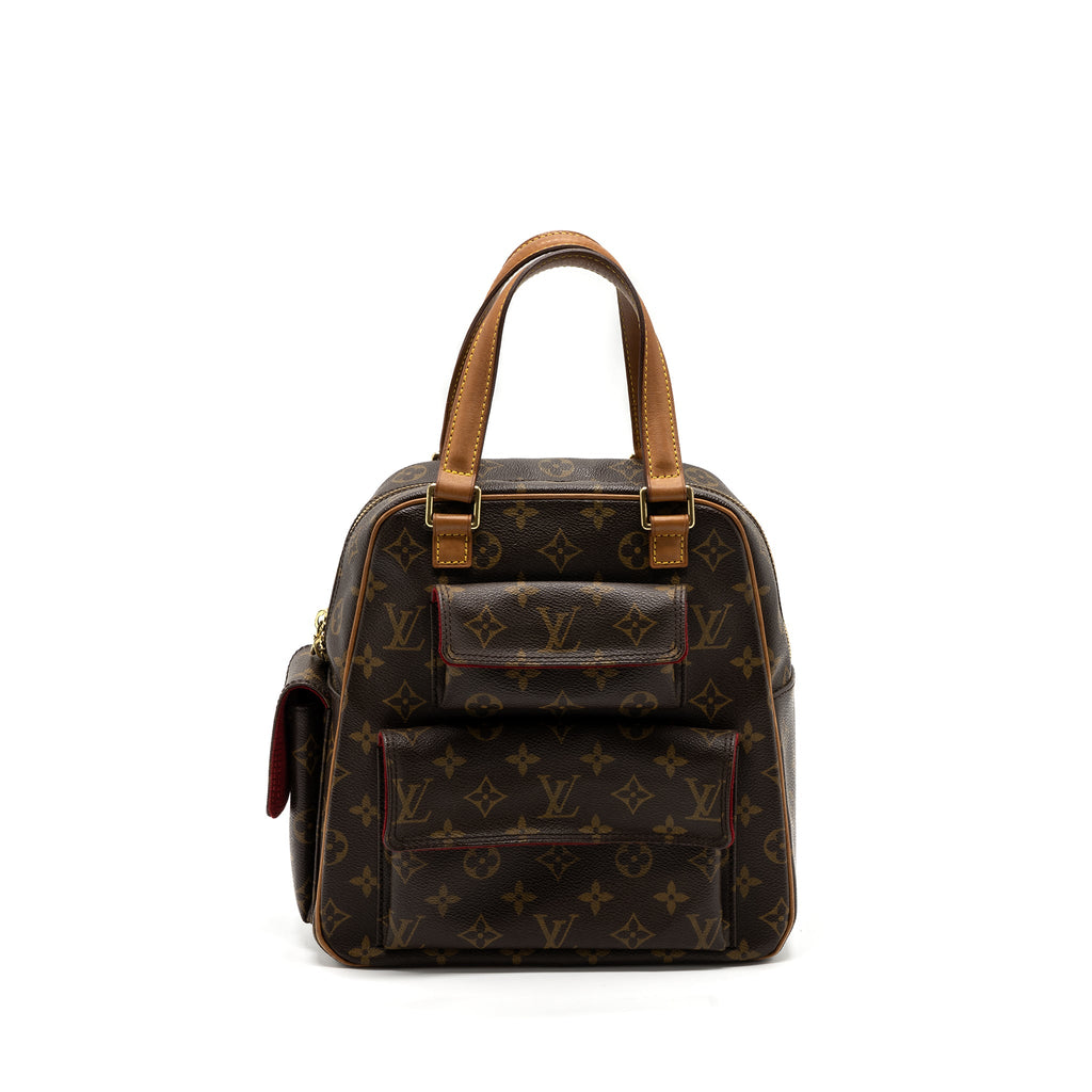 LOUIS VUITTON VINTAGE TOP HANDLE BAG MONOGRAM CANVAS GHW