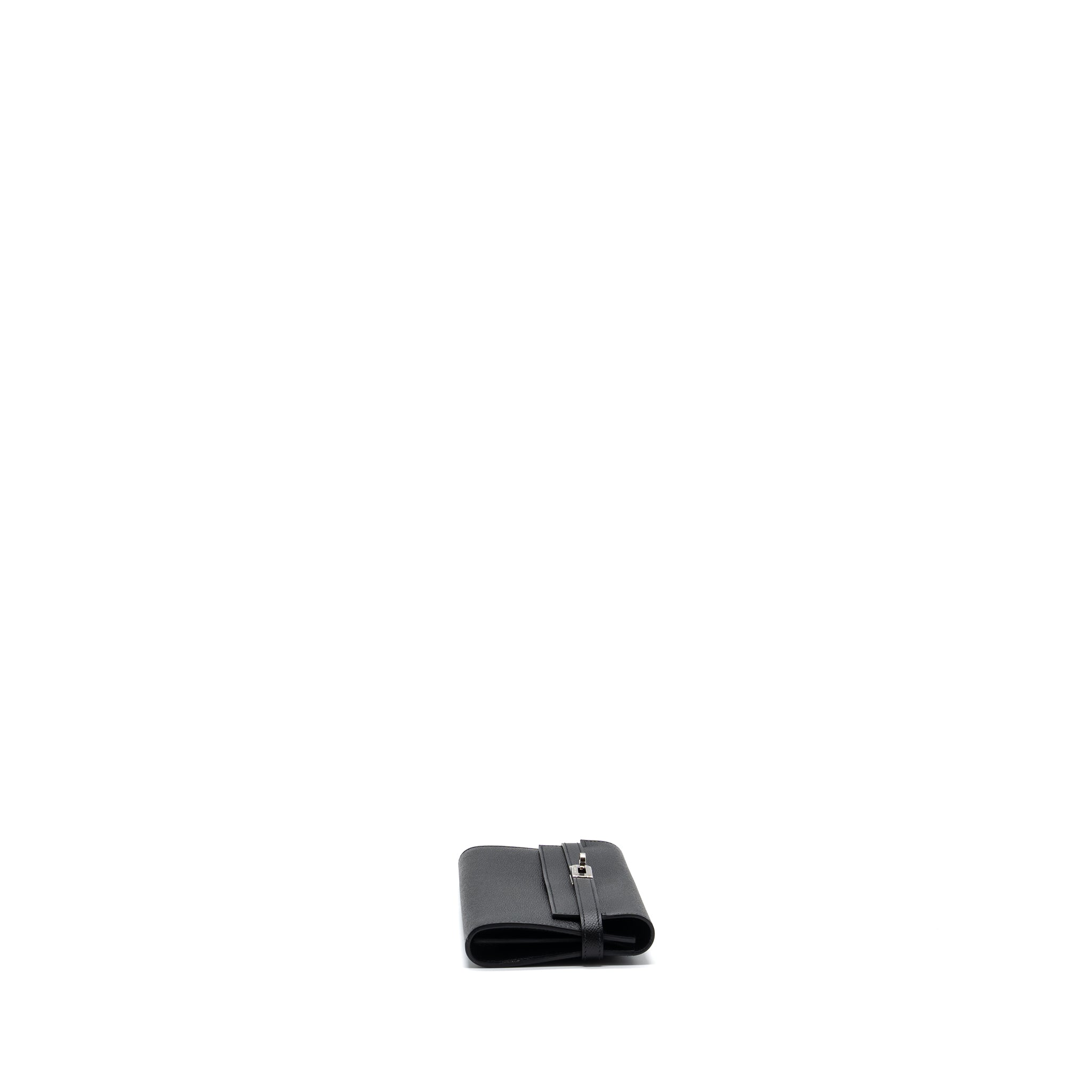 HERMES KELLY LONG WALLET EPSOM BLACK SHW