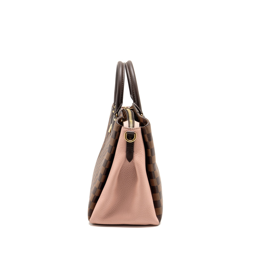 LOUIS VUITTON NORMANDY TOTE BAG DAMIER EBENE CANVAS MAGNOLIA GHW
