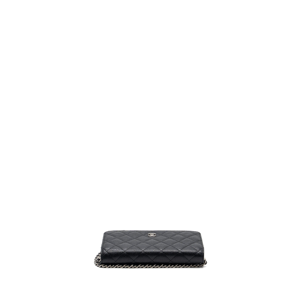 CHANEL CLASSIC WALLET ON CHAIN CAVIAR BLACK SHW