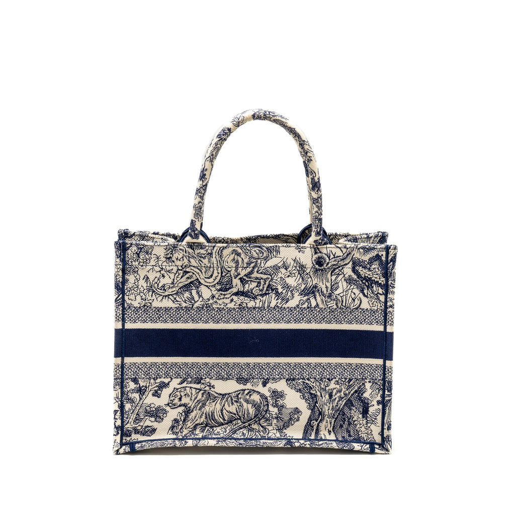 DIOR MEDIUM BOOK TOTE TOILE DE JOUY EMBROIDERY