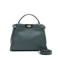 FENDI MEDIUM PEEKABOO LEATHER LIGHT BLUE SHW