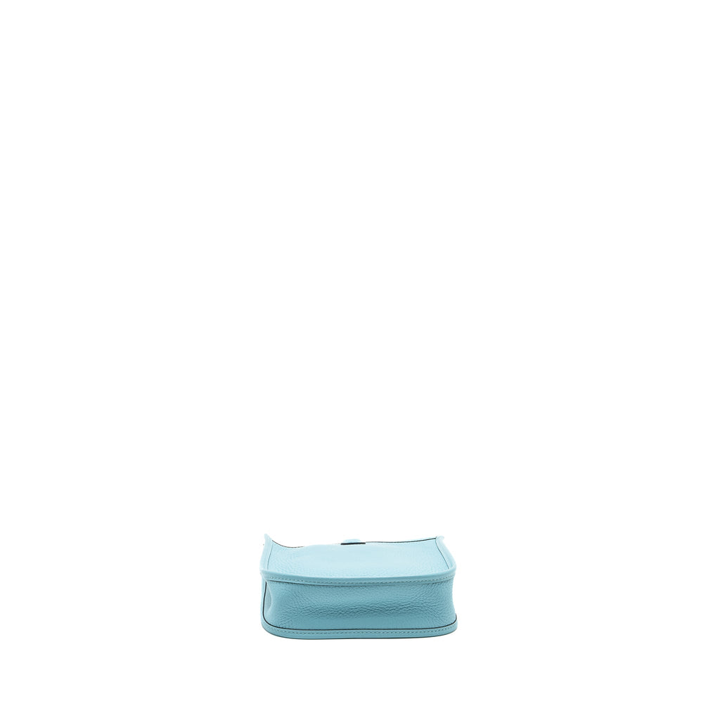 HERMES MINI EVELYNE CLEMENCE BLUE ATOLL SHW