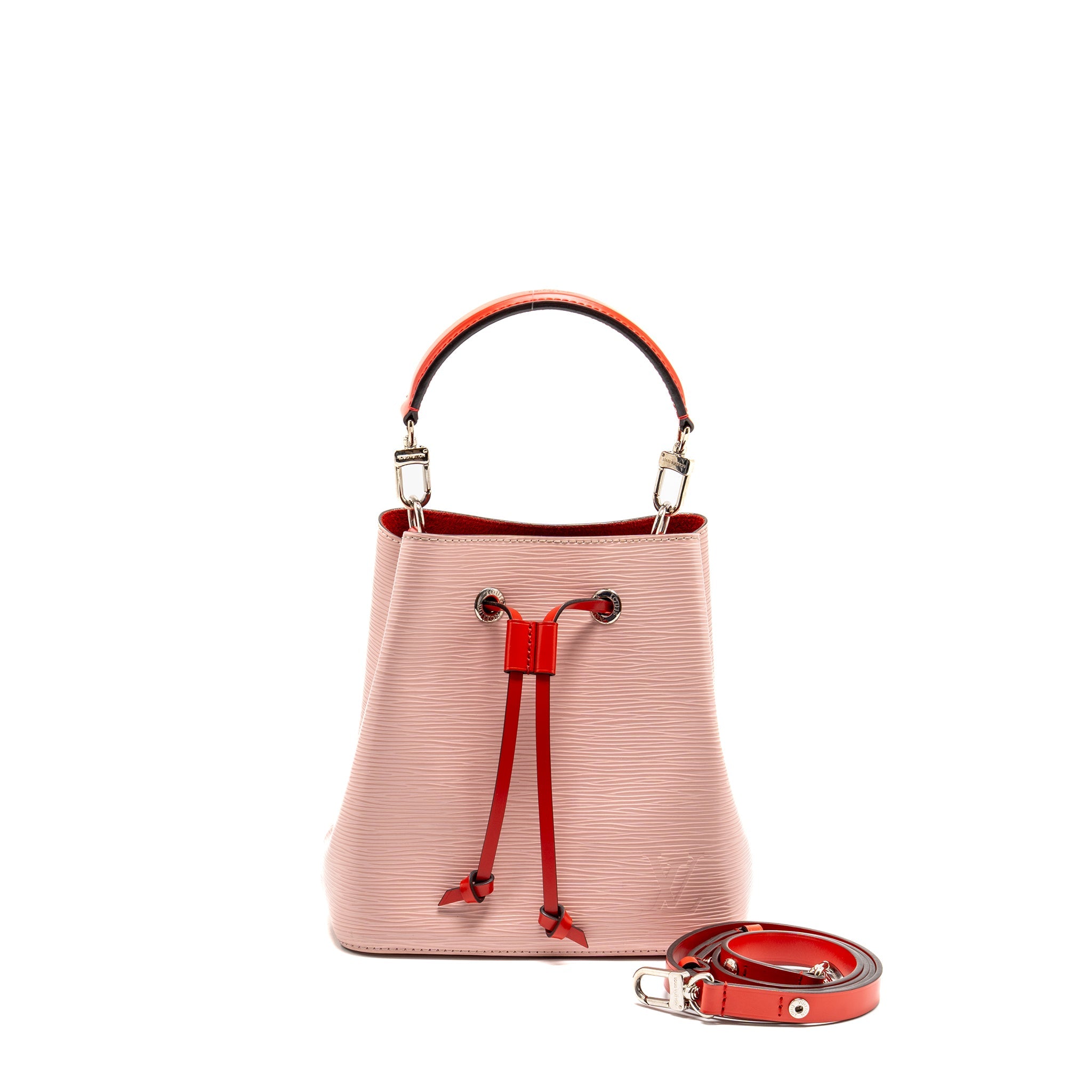 LOUIS VUITTON NEONOE BB EPI LEATHER ROSE BALLERINE PINK/RED SHW