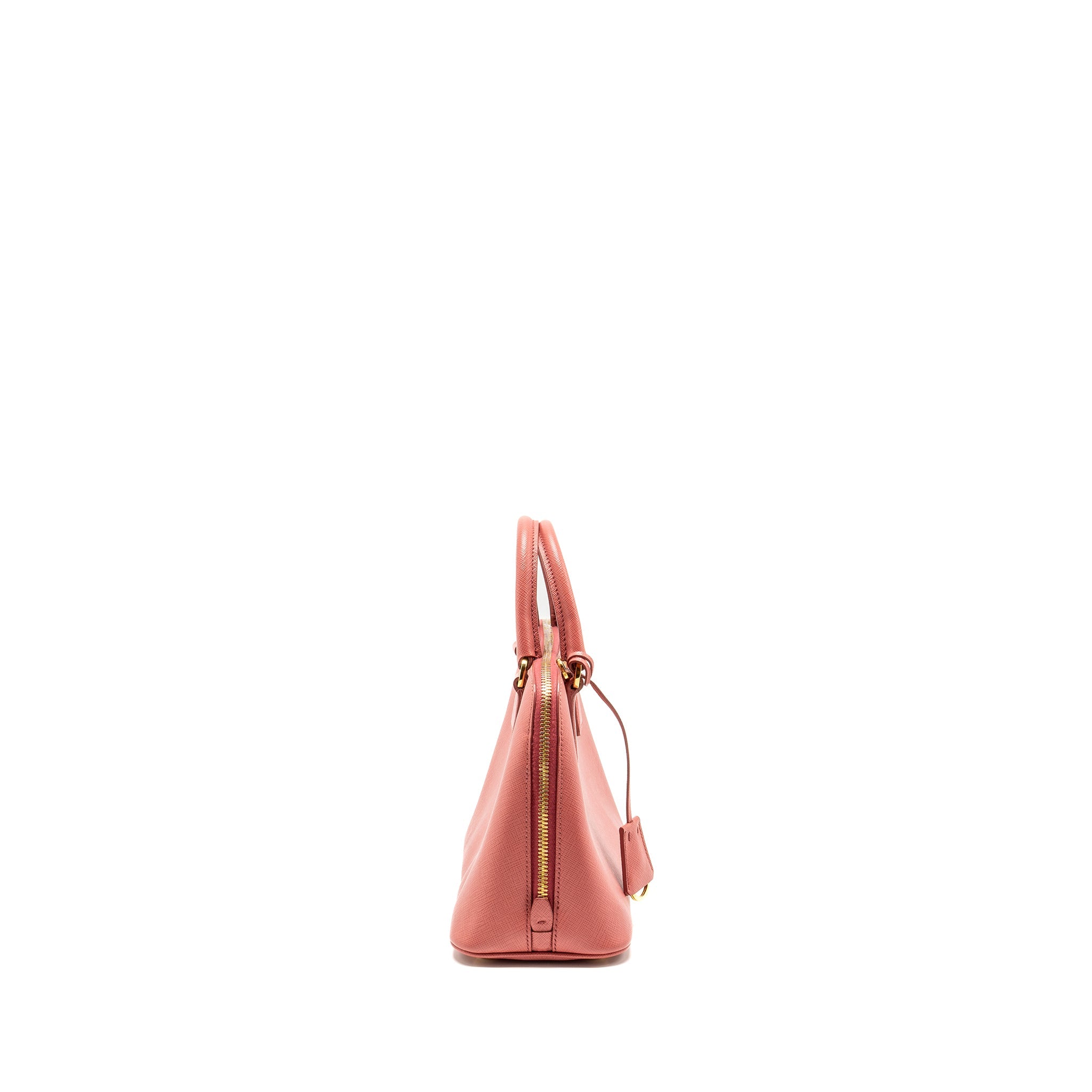PRADA SAFFIANO PROMENADE BAG PINK GHW
