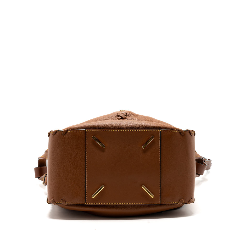 LOEWE SMALL HAMMOCK BAG CALFSKIN CARAMEL GHW