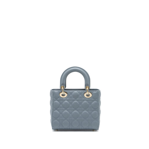 DIOR MY ABC SMALL LADY DIOR LAMBSKIN LIGHT BLUE LGHW