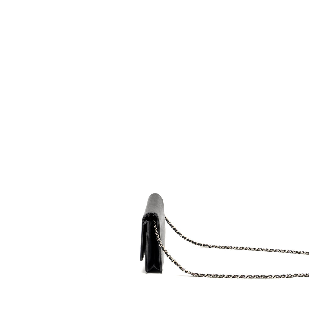 CHANEL TIMELESS WALLET ON CHAIN CAVIAR BLACK SHW