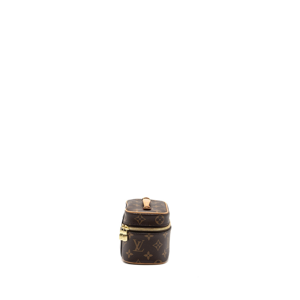 LOUIS VUITTON NICE NANO MONOGRAM CANVAS GHW