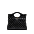 CHANEL LARGE 31 BAG AGED CALFSKIN BLACK LGHW (MICROCHIP)