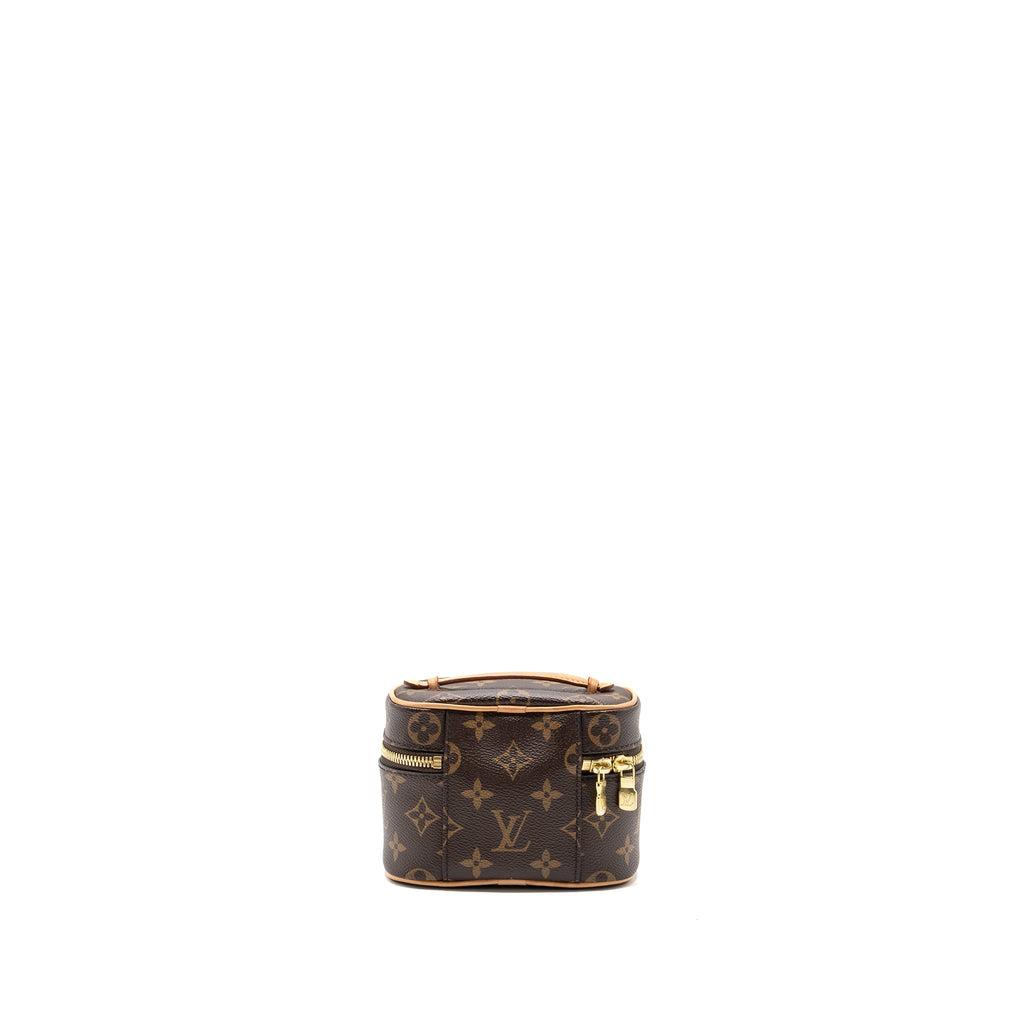 LOUIS VUITTON NICE NANO MONOGRAM CANVAS GHW