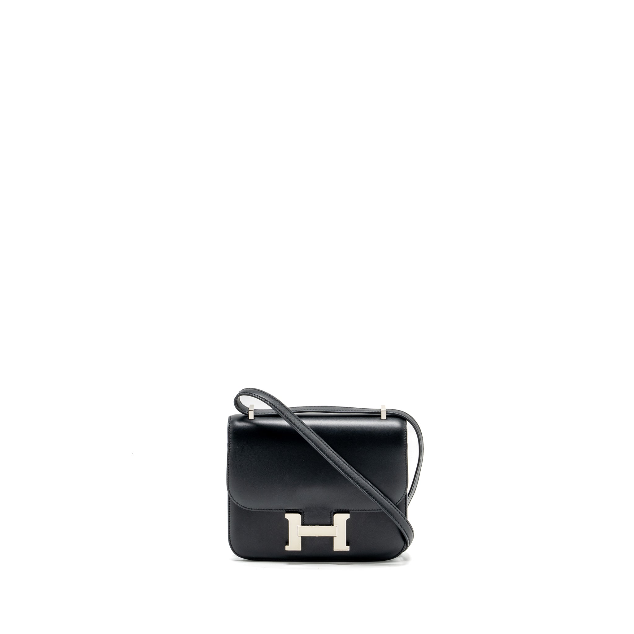 HERMES MINI CONSTANCE ALLEGRO BLACK / WHITE SHW