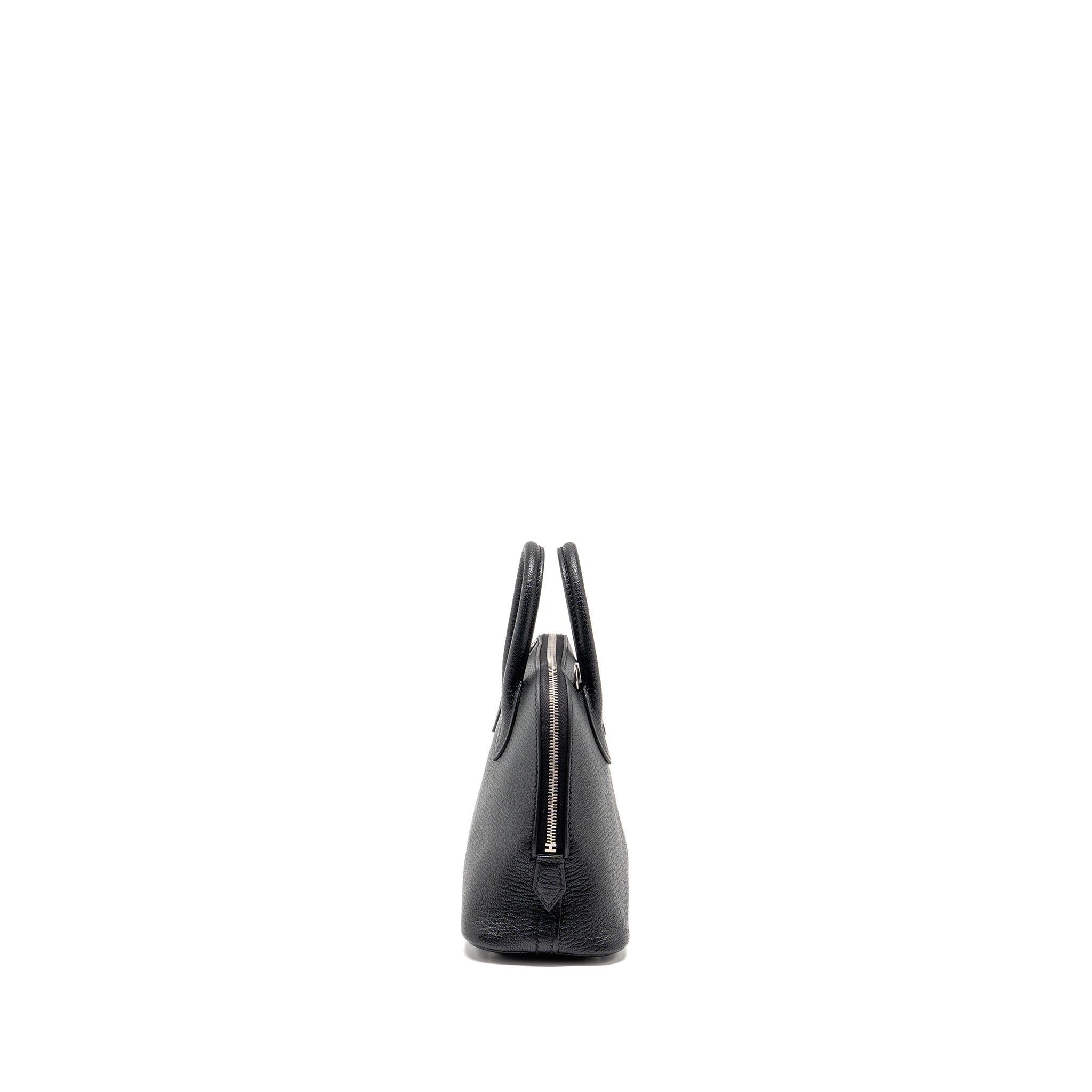 HERMES MINI BOLIDE 1923 CHÈVRE MYSORE BLACK SHW