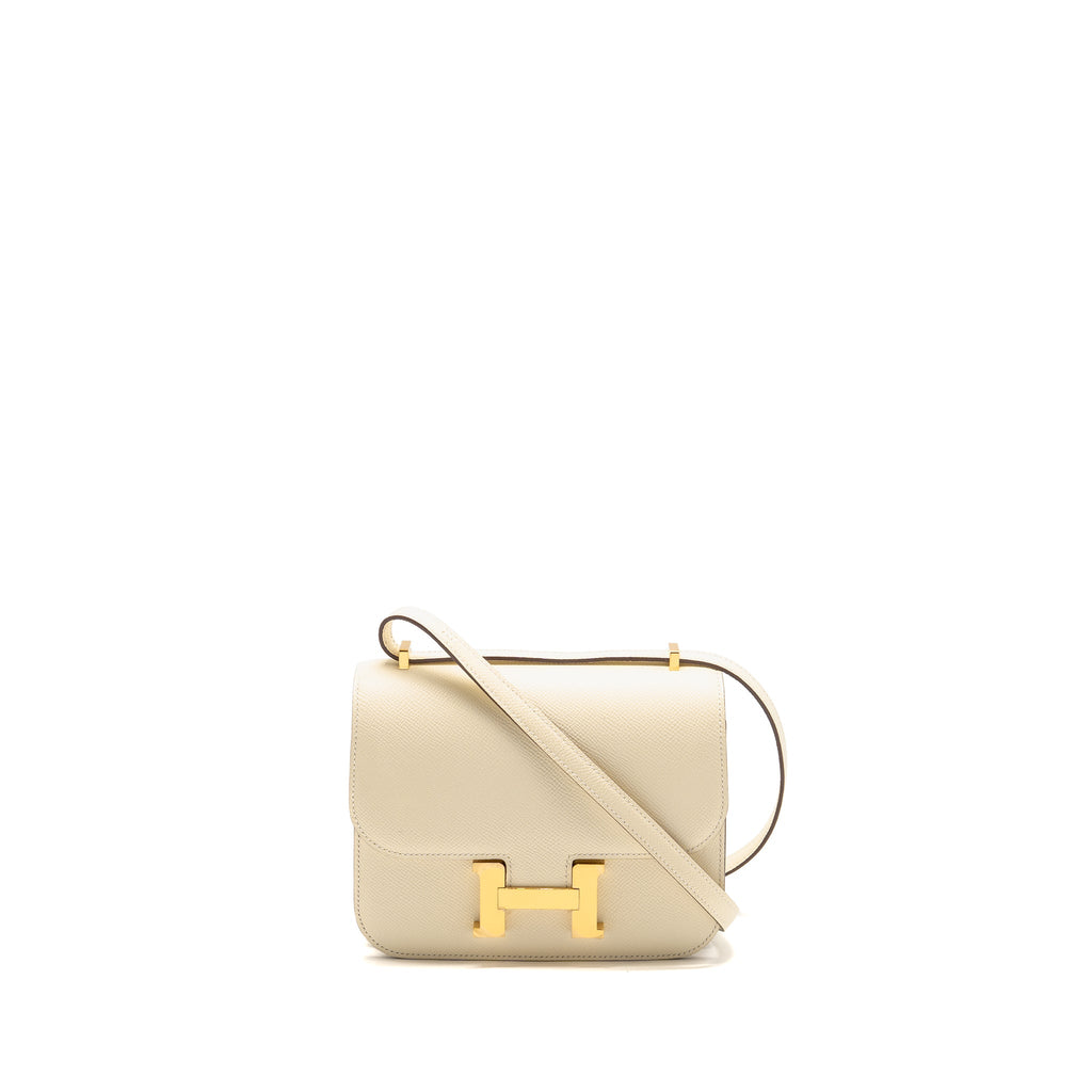 HERMES MINI CONSTANCE EPSOM NATA GHW