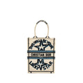 DIOR VERTICAL BOOKTOTE LUCKY STAR EMBROIDERY WHITE/MULTICOLOUR