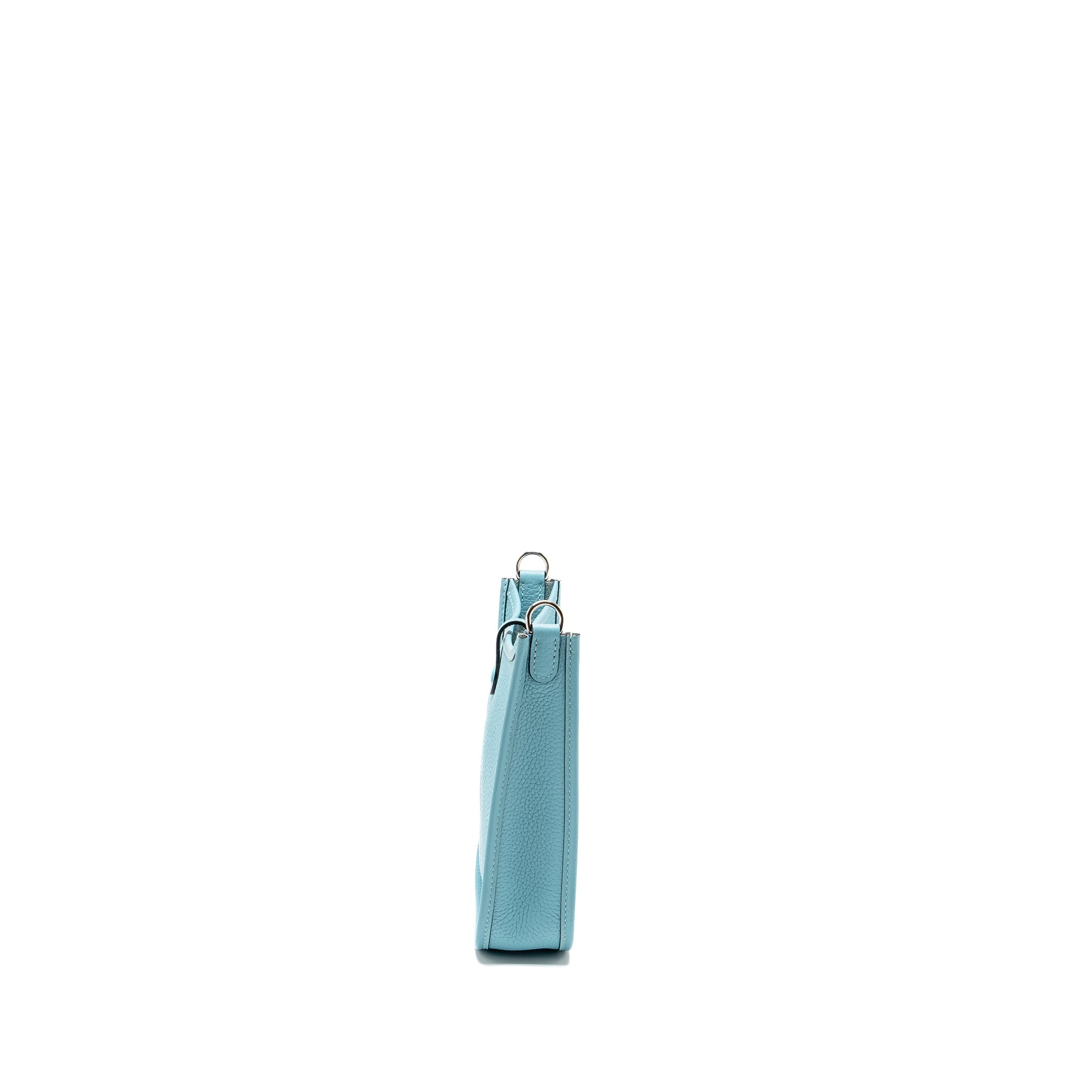 HERMES MINI EVELYNE CLEMENCE BLUE ATOLL SHW