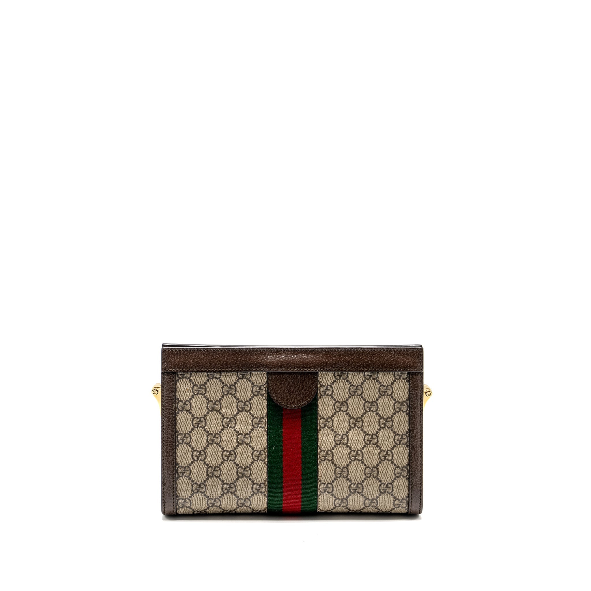 GUCCI OPHIDIA SMALL SHOULDER BAG GG SUPREME CANVAS/LEATHER GHW