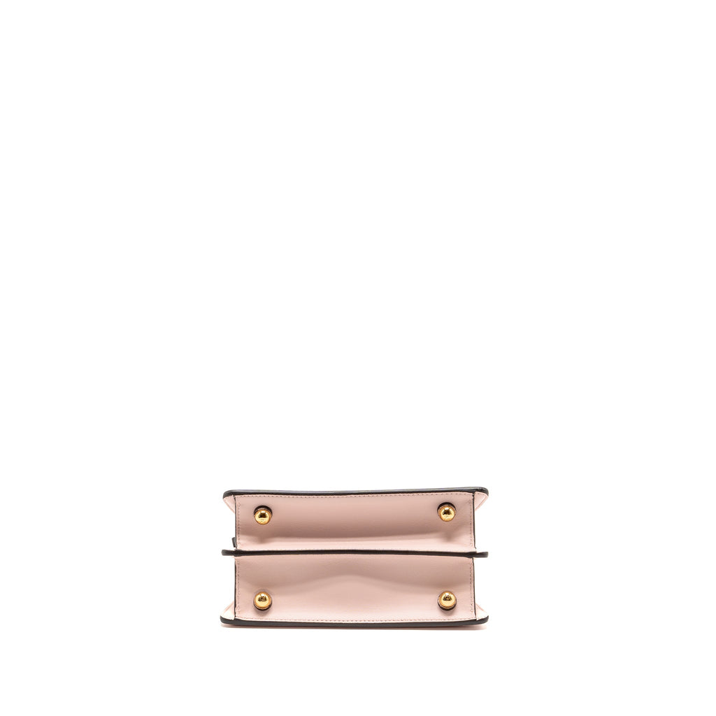 FENDI MINI PEEKABOO ISEEU PETITE BAG CALFSKIN PALE PINK GHW