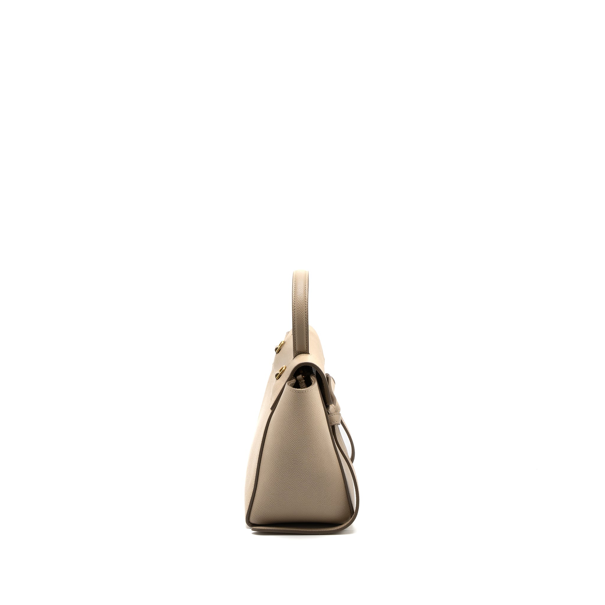 CELINE NANO BELT BAG GRAINED CALFSKIN LIGHT BEIGE GHW