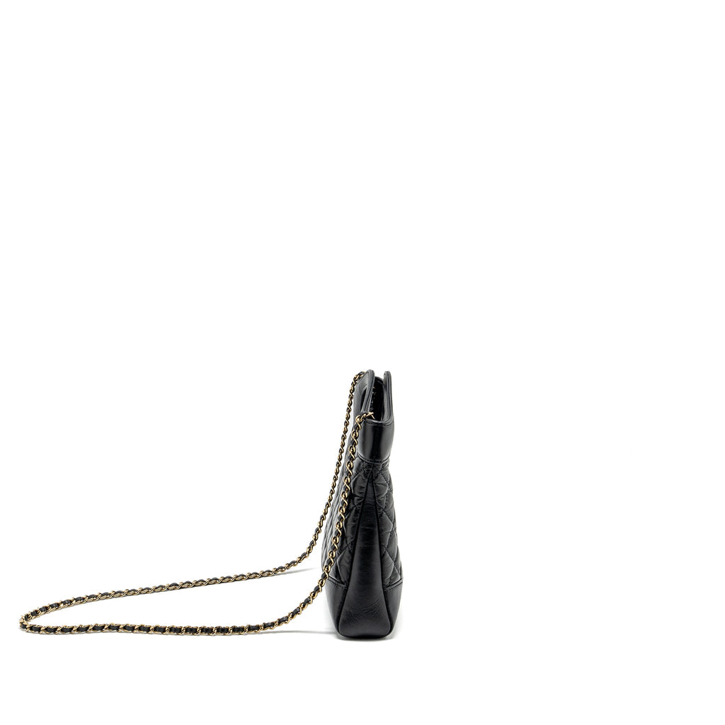 CHANEL MINI 31 BAG CALFSKIN BLACK LGHW (MICROCHIP)