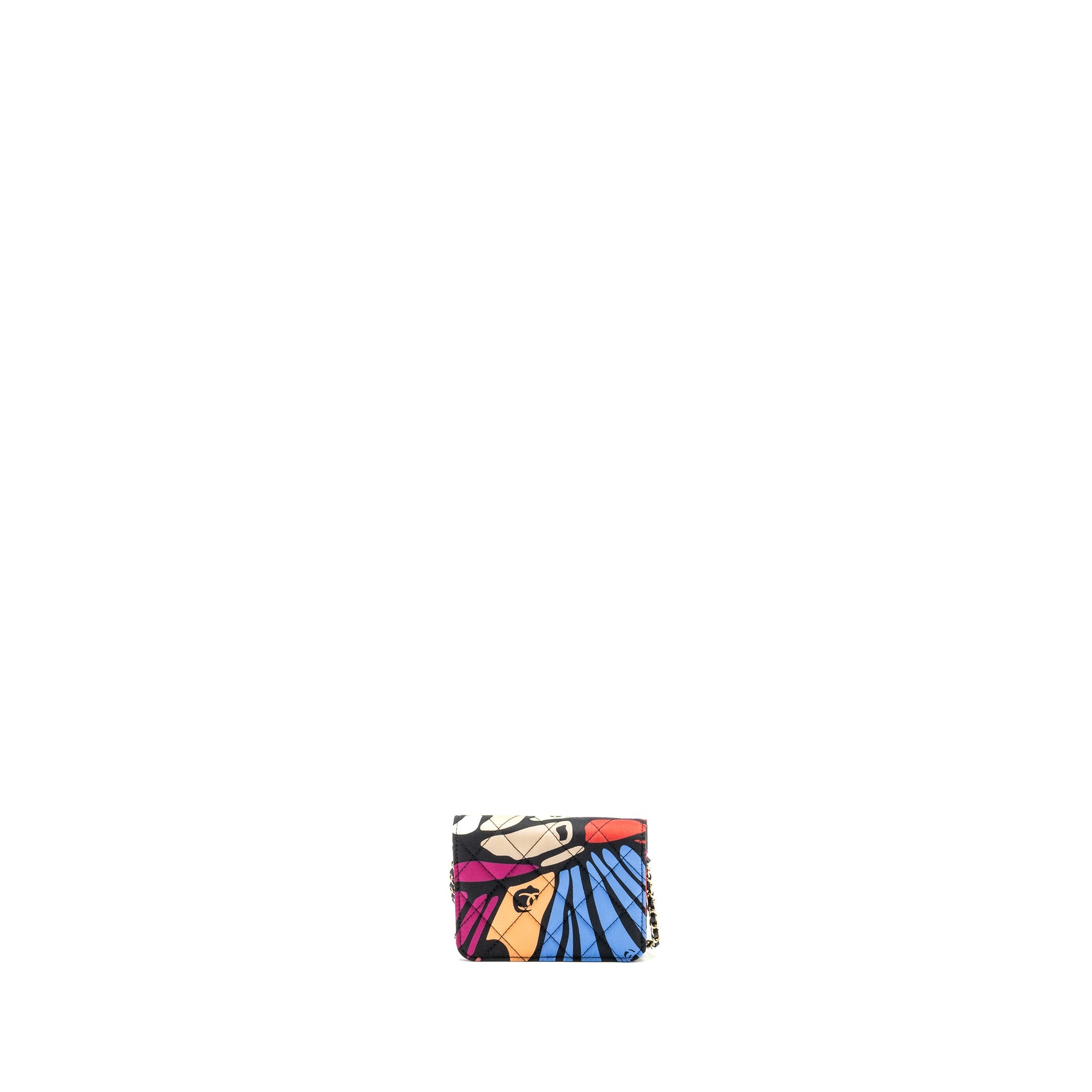 CHANEL 22S MINI FLAP BAG FABRIC MULTICOLOUR LGHW