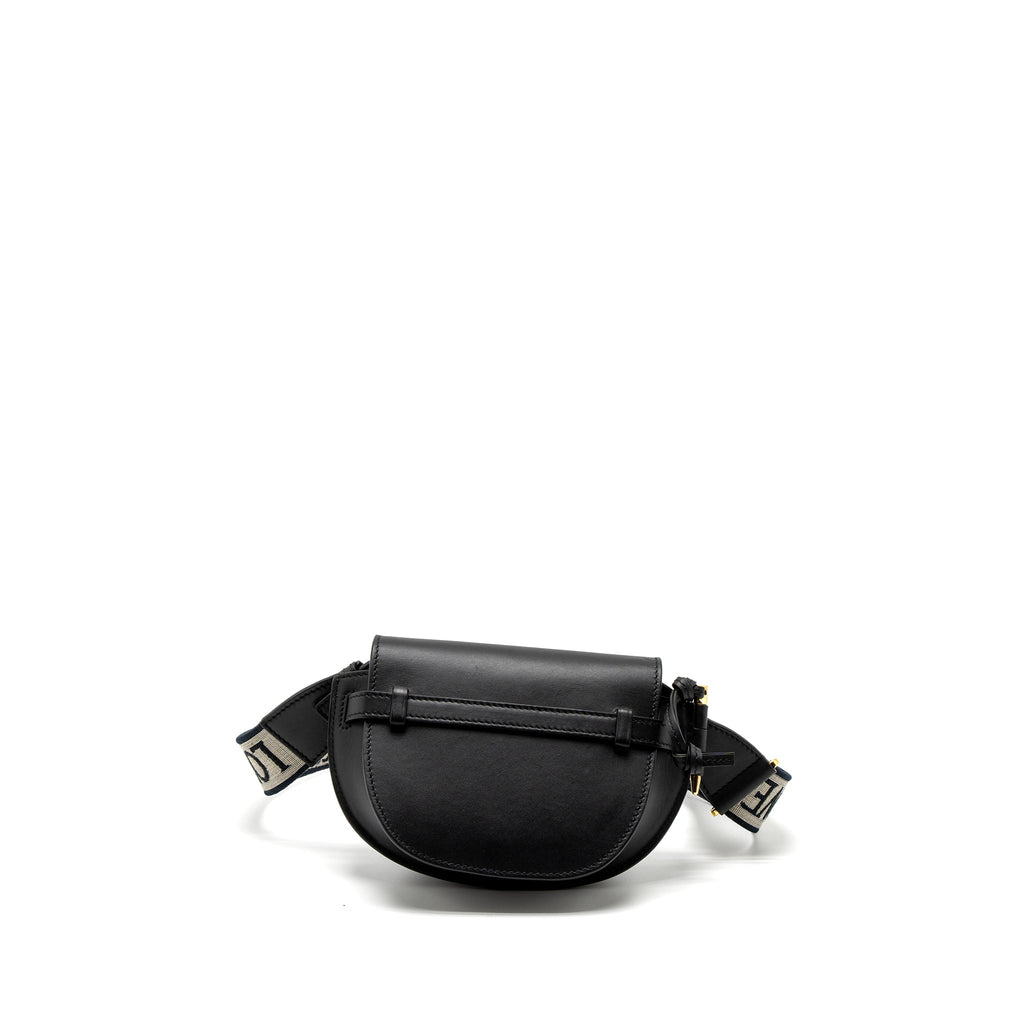 LOEWE MINI GATE DUAL BAG CALFSKIN BLACK GHW