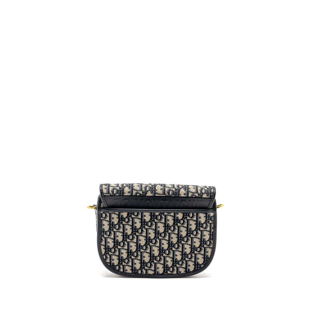 DIOR MEDIUM BOBBY BAG OBLIQUE JACQUARD BLUE GHW