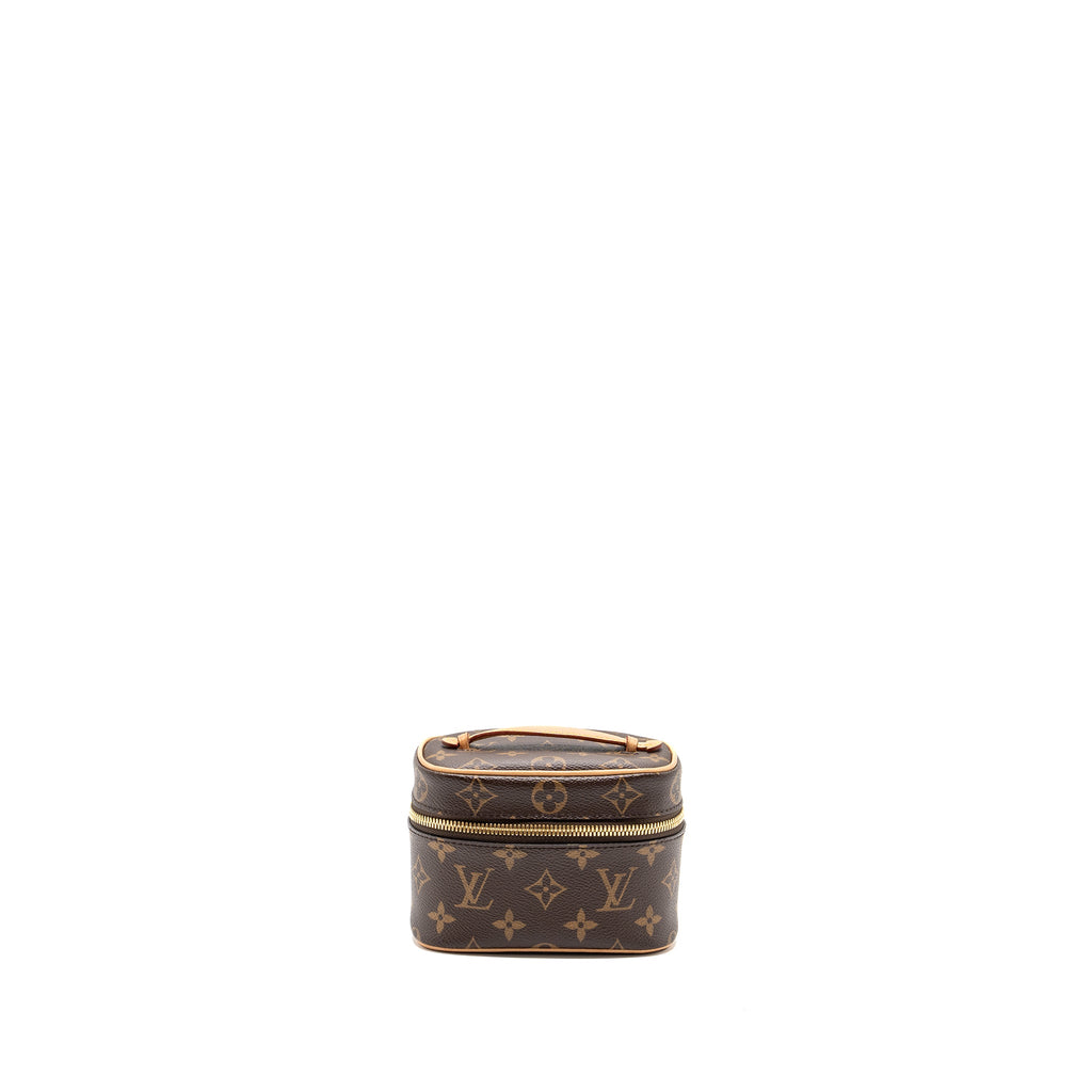 LOUIS VUITTON NICE NANO MONOGRAM CANVAS GHW