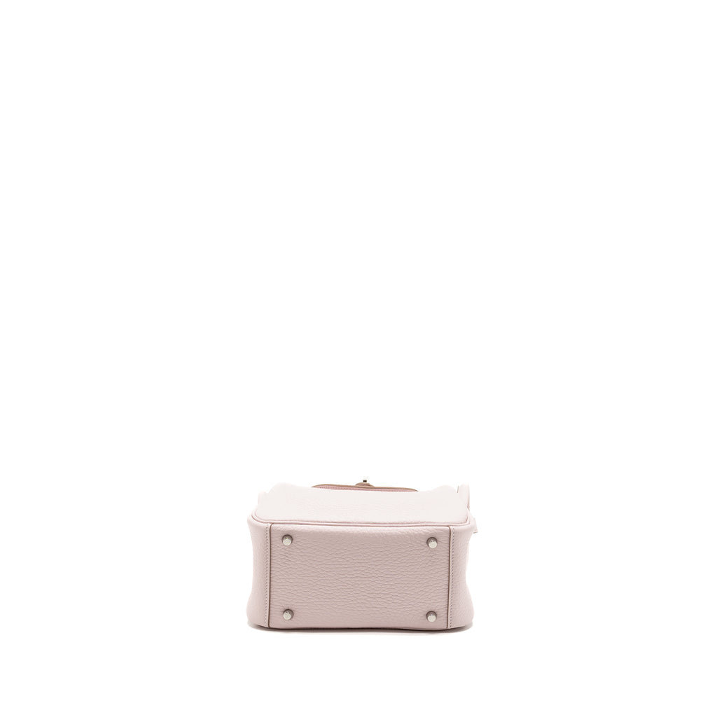 HERMES MINI LINDY CLEMENCE MAUVE PALE SHW