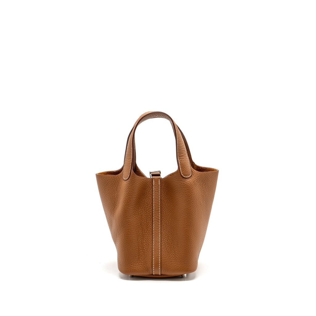 HERMES PICOTIN 18 LOCK BAG CLEMENCE GOLD SHW