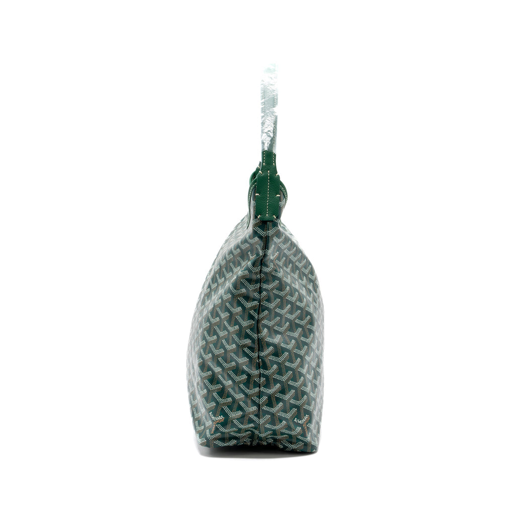 GOYARD BOHEME HOBO BAG CANVAS/ CALFSKIN GREEN SHW