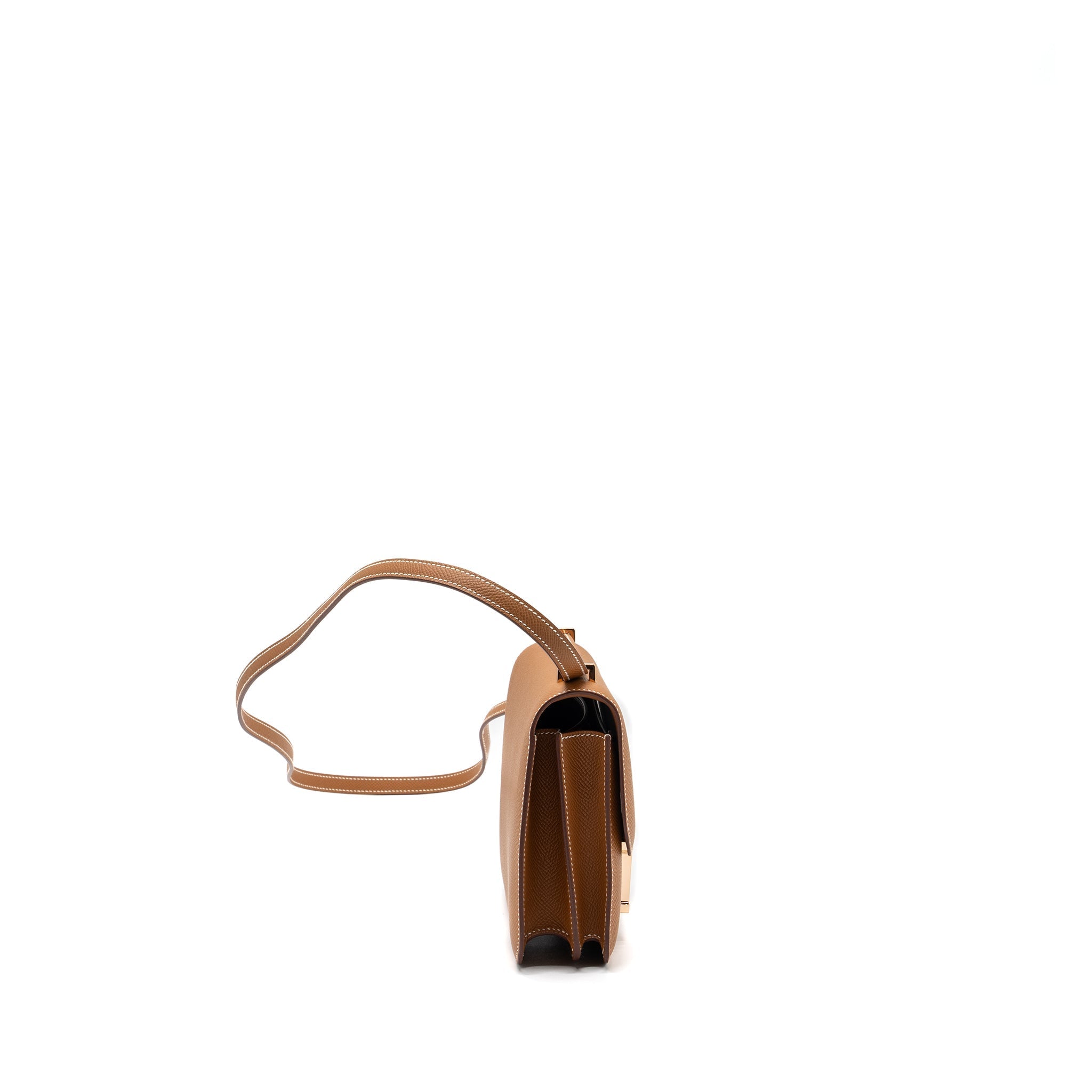HERMES MINI CONSTANCE EPSOM GOLD RGHW