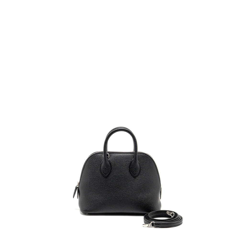 HERMES MINI BOLIDE 1923 CHÈVRE MYSORE BLACK SHW