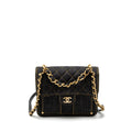 CHANEL 23S FLAP BACKPACK DENIM DARK BLUE BRUSHED GHW (MICROCHIP)
