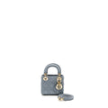 DIOR LADY DIOR MICRO BAG LAMBSKIN CLOUD BLUE LGHW