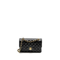 CHANEL SMALL CLASSIC DOUBLE FLAP BAG CAVIAR BLACK GHW