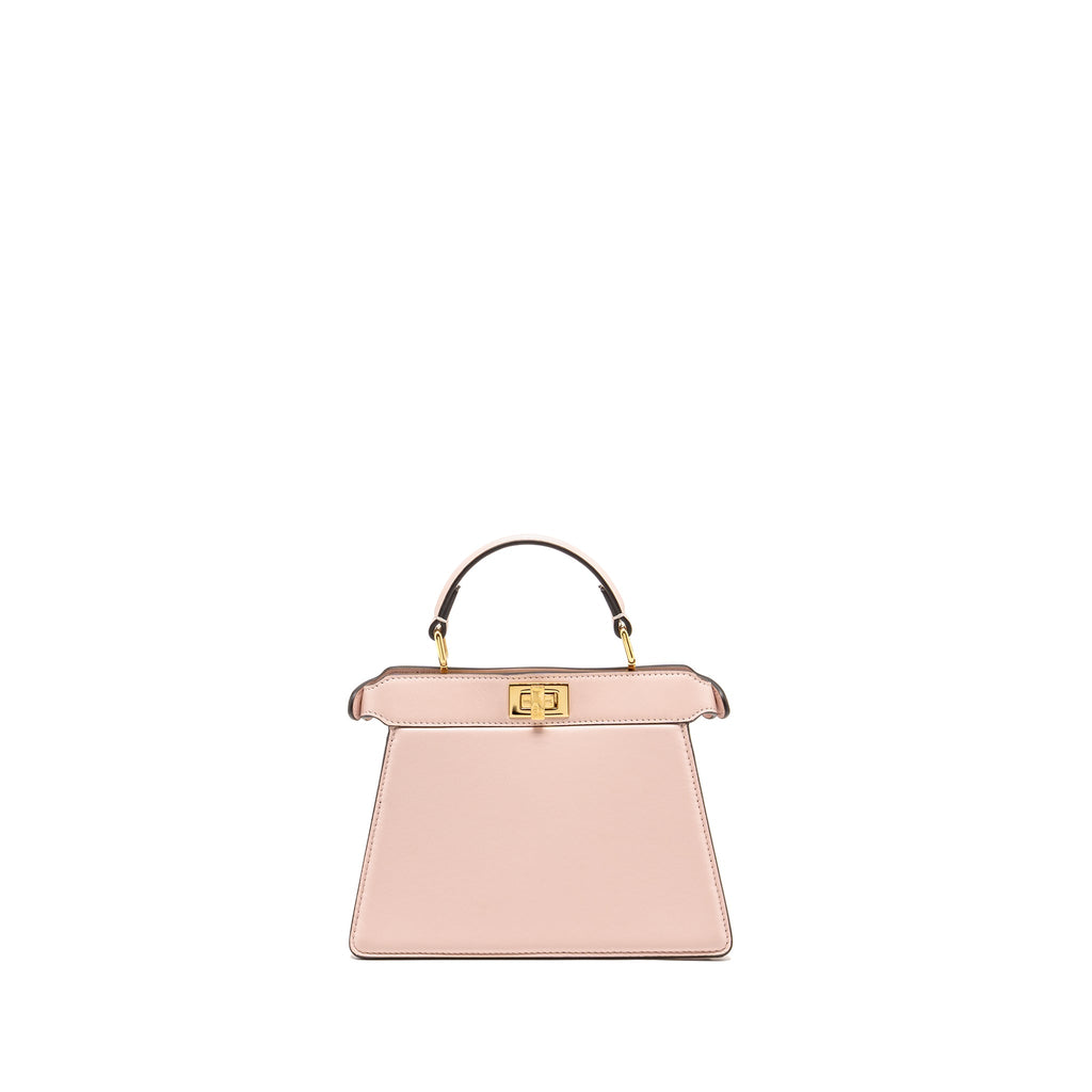FENDI MINI PEEKABOO ISEEU PETITE BAG CALFSKIN PALE PINK GHW