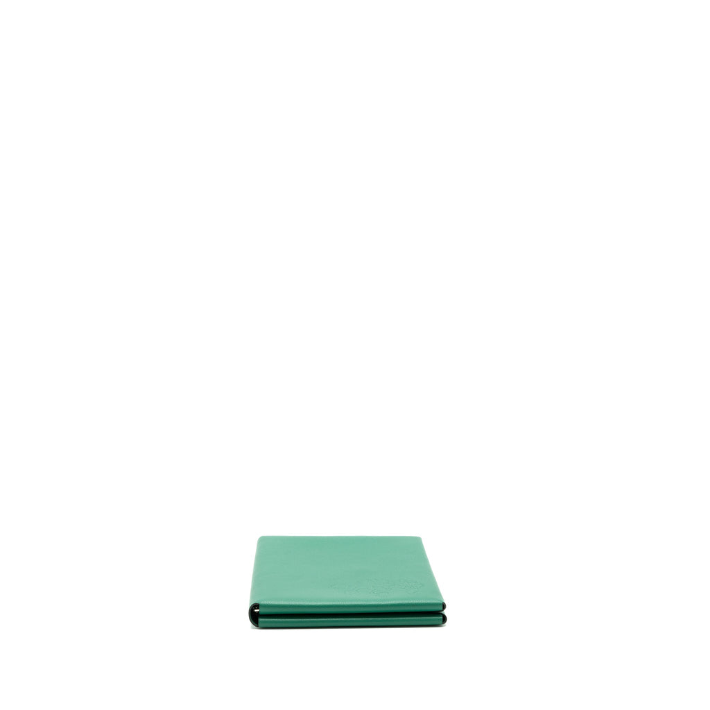 HERMES CALVI POCHETTE MM EVERCOLOR VERT VERTIGO/ VERT TITIEN SHW