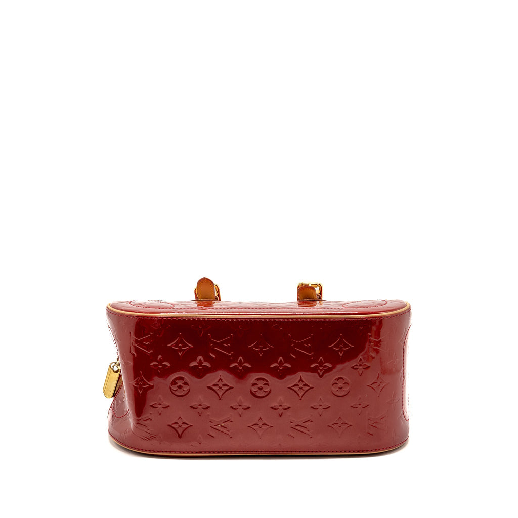 LOUIS VUITTON TROUVILLE PATENT LEATHER RED GHW