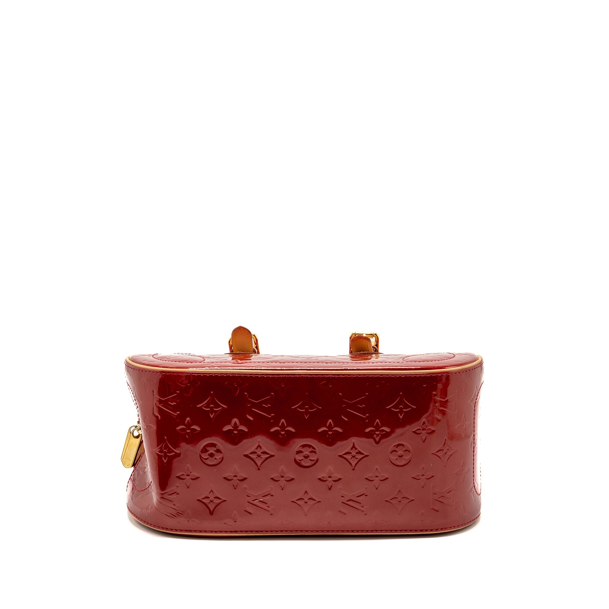 LOUIS VUITTON TROUVILLE PATENT LEATHER RED GHW