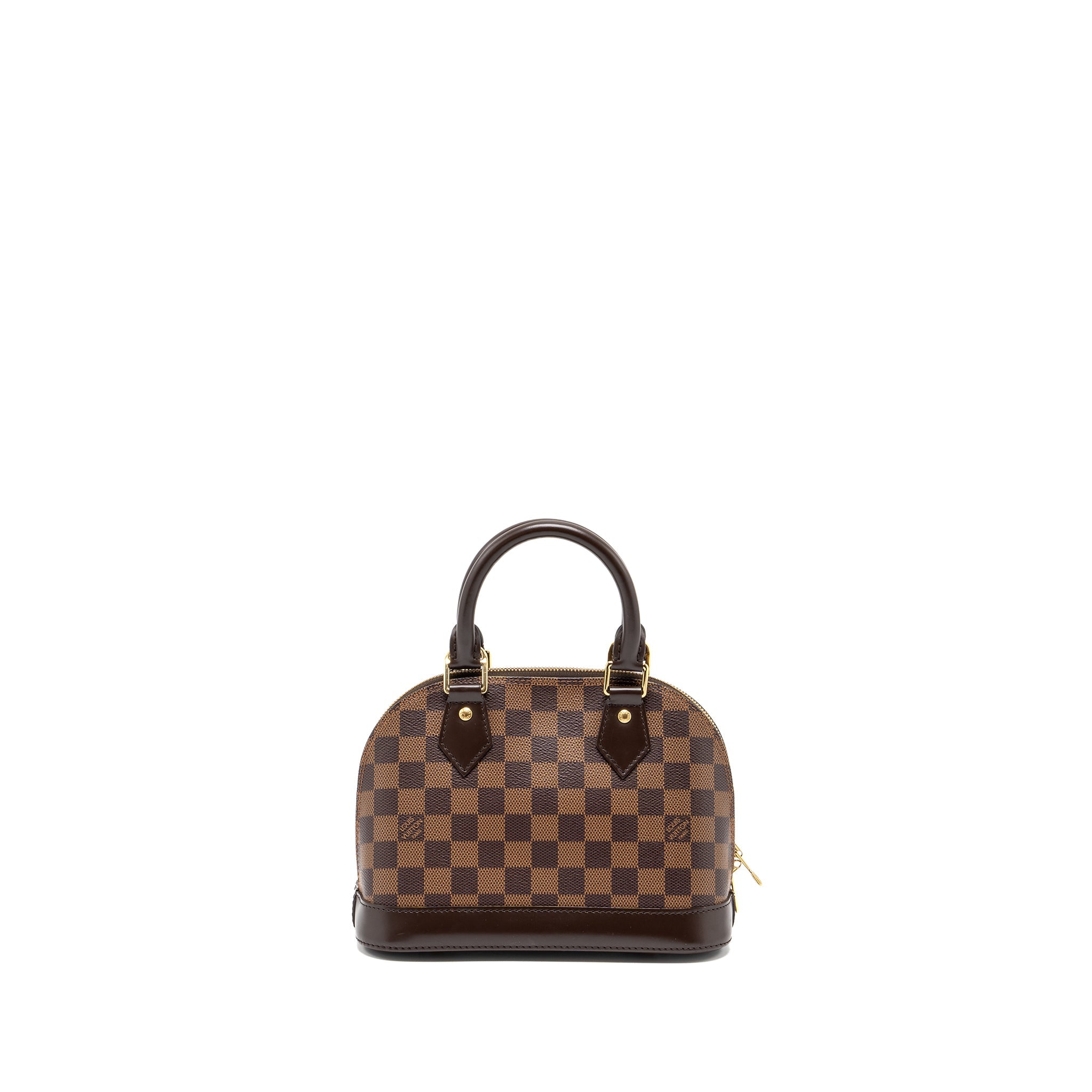 LOUIS VUITTON ALMA BB DAMIER EBENE CANVAS GHW