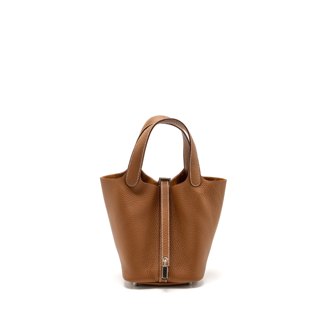 HERMES PICOTIN 18 LOCK BAG CLEMENCE GOLD SHW